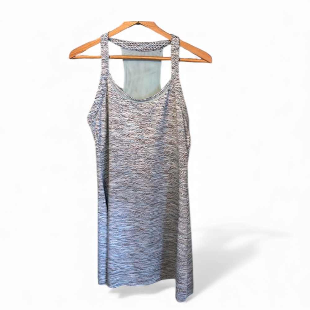 F7- athletic Large  pattern activewear dress MPG Large L